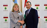 Canciller argentina finaliza visita oficial a Líbano