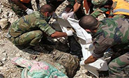 Hallan otra fosa común con 31 víctimas de terroristas en Palmira, Siria