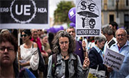 España marcha contra las políticas de austeridad 
