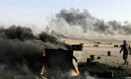 Aviones rusos destruyen cuatro pozos petroleros de Daesh