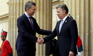 Santos agradece la experiencia argentina en pacificación