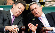 El presidente colombiano invita a Uribe para trabajar juntos por la paz 