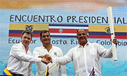 Santos agradece a Ecuador y Costa Rica apoyo en el proceso de paz 