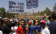 Enfrentamientos en una manifestación de universitarios en Johannesburgo
