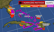 Alerta en estado de Florida por el huracán Matthew