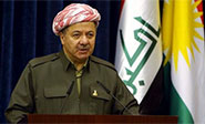Barzani insiste en su determinación por la independencia de Kurdistán