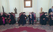El presidente de Líbano visita al patriarca maronita en Bkerki
