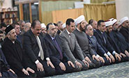 Presidente sirio participa en ceremonia por nacimiento del profeta Mohamed (p.b)