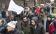 Cientos de activistas marchan a pie de Alemania a Siria