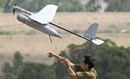 Un drone del ejército de ocupación israelí se estrella en Gaza