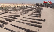 Impactante arsenal de Daesh capturado por el ejército sirio