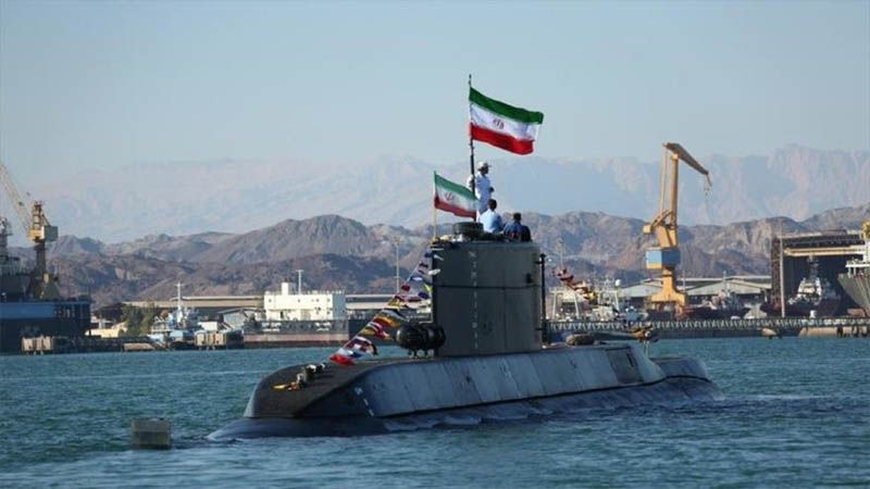 Irán presenta un nuevo submarino de fabricación nacional