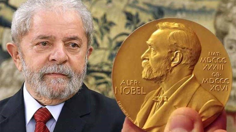 Lula es candidato oficial al Premio Nobel de la Paz, con 600 mil firmas de apoyo