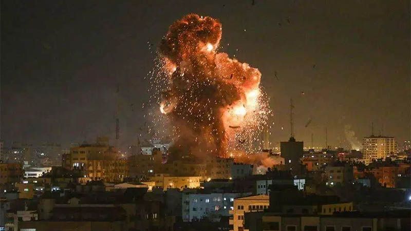 La ocupación israelí bombardea Gaza tras el impacto de dos cohetes en Tel Aviv