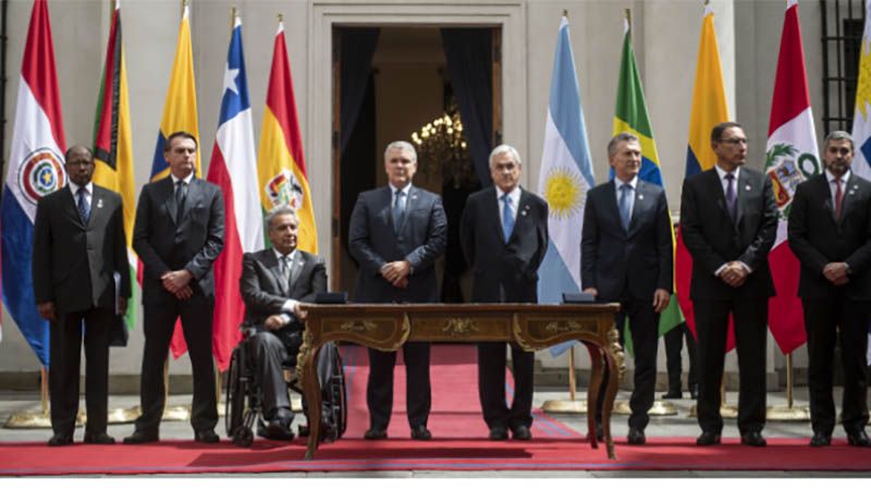 Presidentes latinoamericanos &ldquo;pronorte&rdquo; lanzan el foro Prosur para aislar a Venezuela