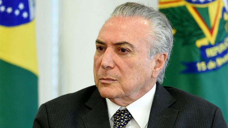 Justicia de Brasil ordena poner en libertad al expresidente Michel Temer