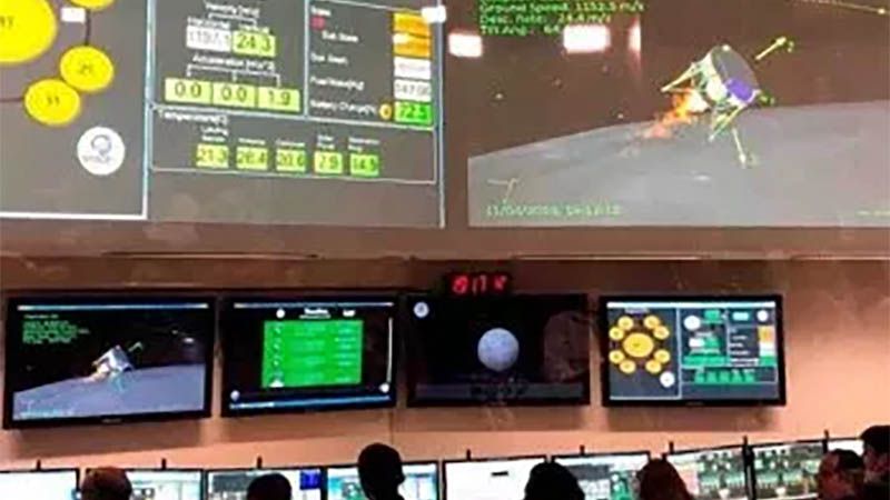 La “Bresheet” israelí se estrella minutos antes de aterrizar en la superficie lunar