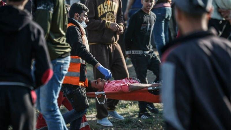 Al menos 40 palestinos heridos a causa de la represión israelí en la asediada Gaza