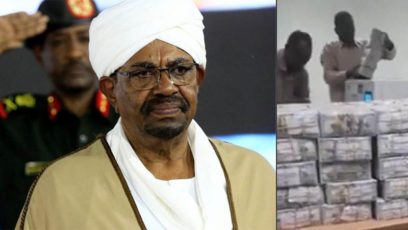 Descubren millones de dólares en la casa del expresidente de Sudán