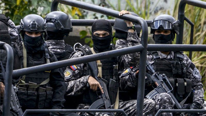 Las Fuerzas Especiales de Policía Nacional venezolana ratifican apoyo al presidente Maduro