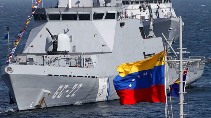 La Armada venezolana expulsa a un buque de la Guardia Costera de EEUU