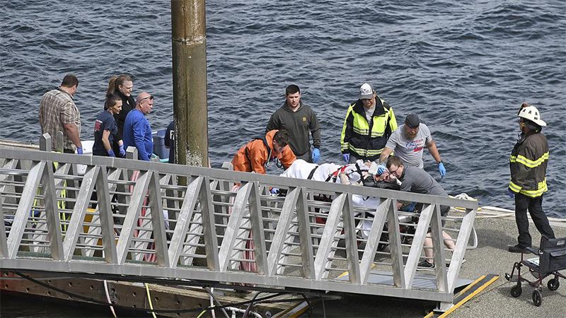Mueren seis personas por el choque de dos hidroaviones en Alaska