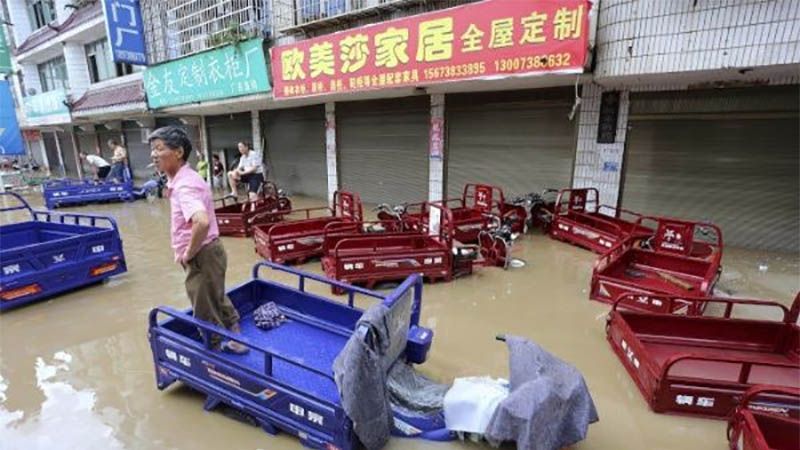 Evacuadas más de 150.000 personas por las inundaciones en el este de China