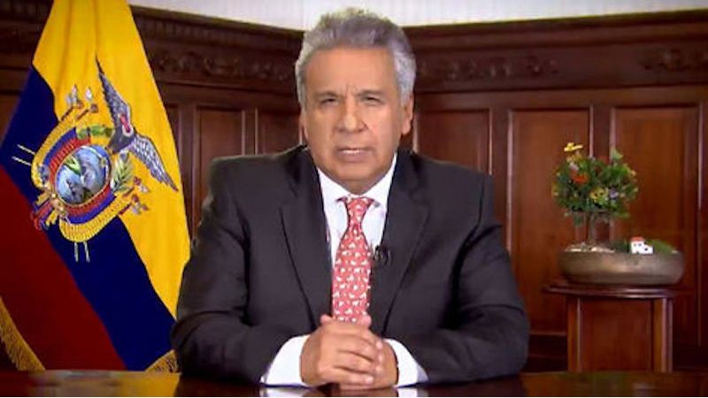Fiscalía de Ecuador cita a Lenín Moreno por el caso Ola Bini