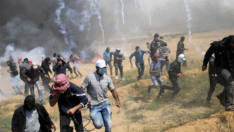 Al menos 75 palestinos heridos en la última jornada de protestas en Gaza