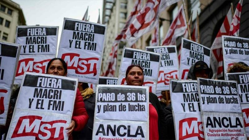 Argentinos vuelven a protestar contra ajustes del Gobierno