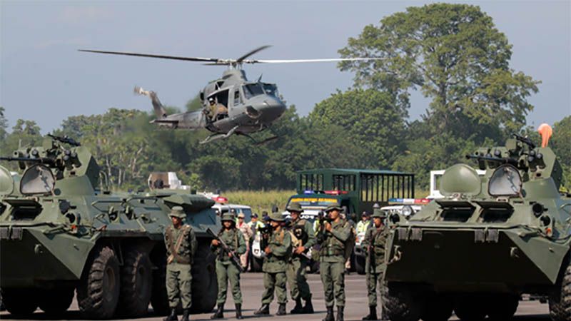 Venezuela inicia maniobras militares en la frontera con Colombia