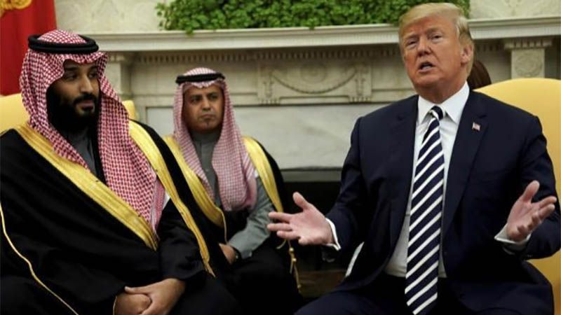 Trump amenaza con responder a los ataques contra Arabia Saudí