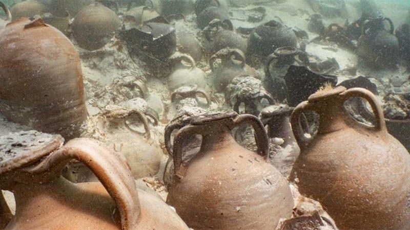 Descubren un tesoro hundido de 1700 a&ntilde;os de antig&uuml;edad en la costa de Mallorca