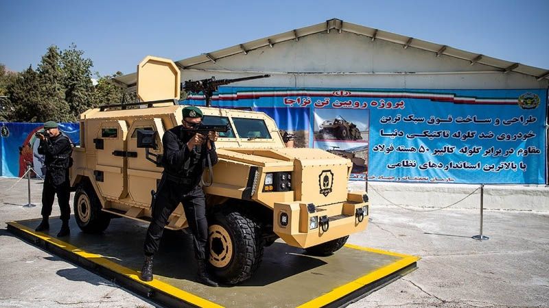 Ejército iraní muestra nuevos equipos militares de fabricación nacional