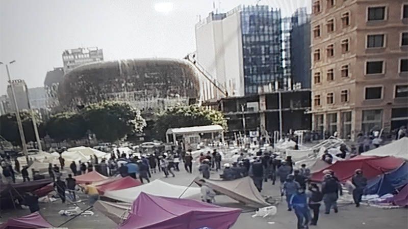 Batalla campal en el centro de Beirut entre manifestantes y residentes