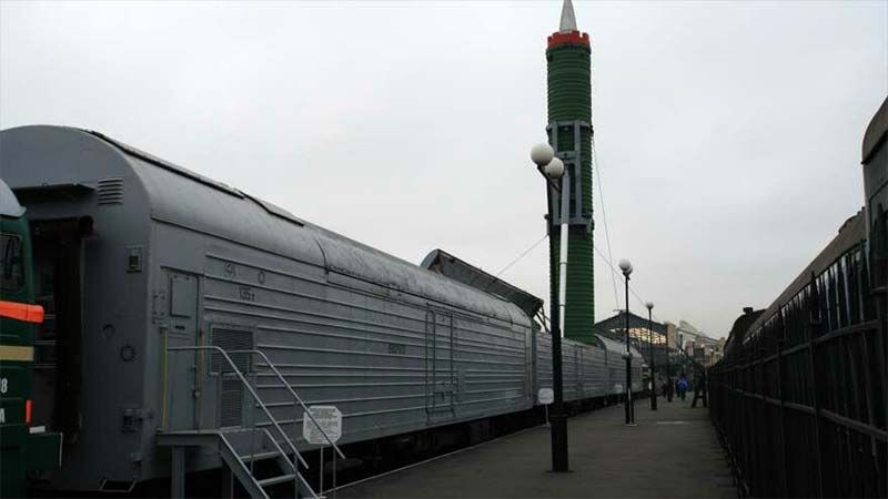 Crean una versión para trenes del misil balístico Yars