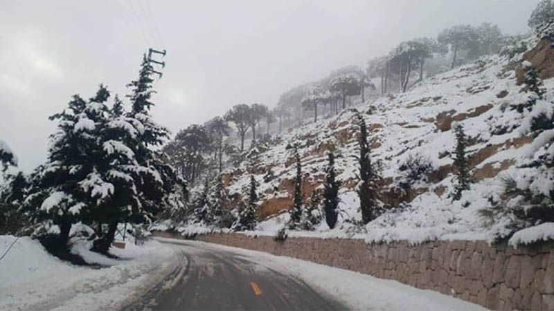 L&iacute;bano registra la temperatura m&aacute;s baja de la temporada por la tormenta Karim