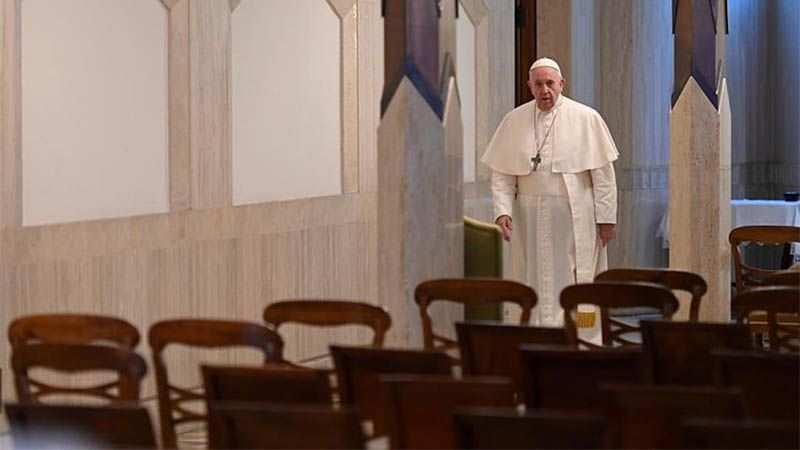 El Papa celebrará la Semana Santa sin fieles a causa del coronavirus