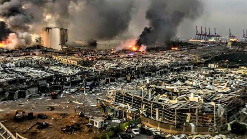 El régimen israelí niega implicación en la explosión en Beirut