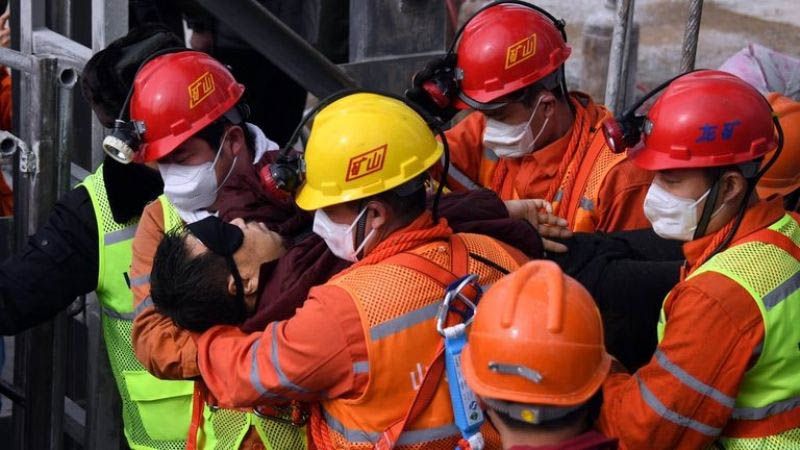 Nueve de los mineros atrapados en China murieron