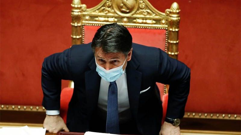 Dimite el primer ministro de Italia, Giuseppe Conte