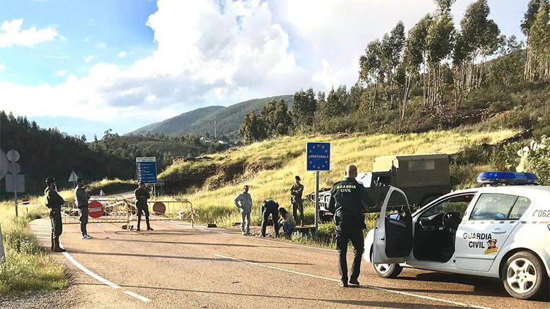 Portugal cierra la frontera con Espa&ntilde;a para frenar el coronavirus