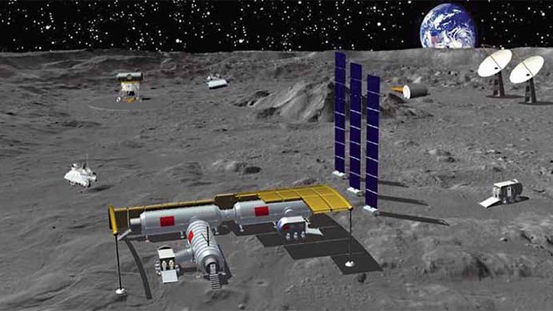 Rusia y China cooperarán en la creación de una estación espacial lunar