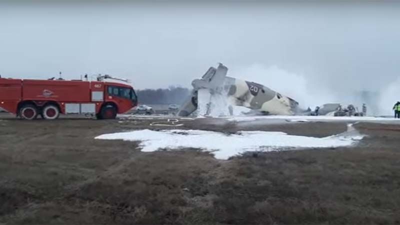 Se estrella un avi&oacute;n militar An-26 en Kazajist&aacute;n