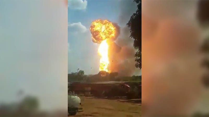 Pavorosa explosi&oacute;n sacude gasoducto en Venezuela