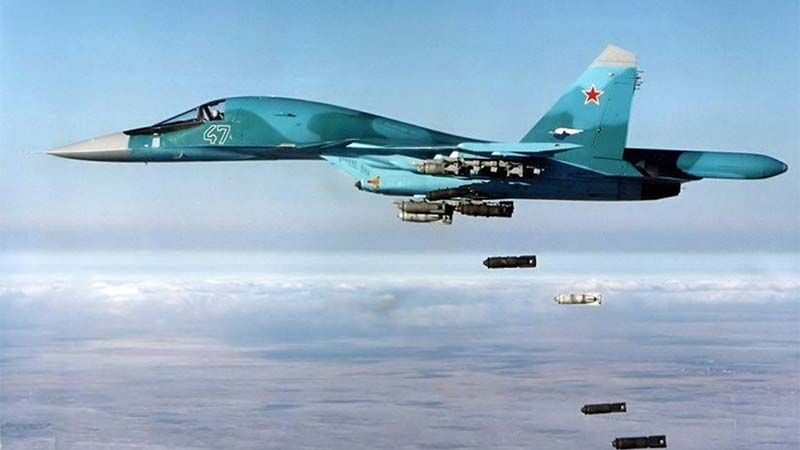 Fuerzas Aeroespaciales de Rusia destruyen una base terrorista cerca de Palmira