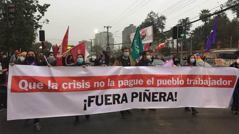 Detienen a dirigentes sindicales en Chile durante Huelga General