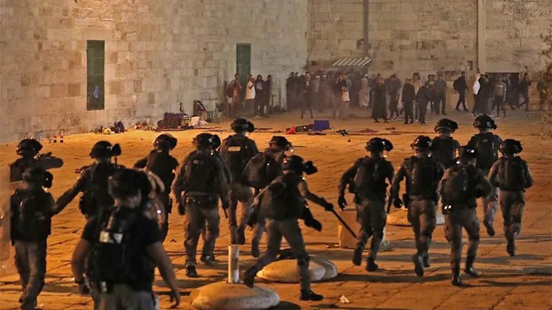 Al menos 169 heridos en choques entre polic&iacute;a israel&iacute; y palestinos en Al-Quds