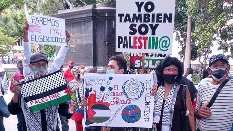 Venezolanos reafirman apoyo al pueblo palestino: Yo tambi&eacute;n soy Palestina