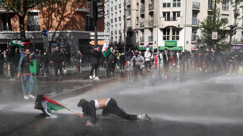 La Policía de varios países europeos reprime marchas a favor de Palestina